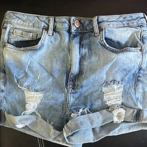 Forever 21 Light Blue Denim Shorts